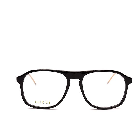 NEW GUCCI GG0844O 001 BLACK AUTHENTIC EYEGLASSES FRAME - Picture 4 of 12